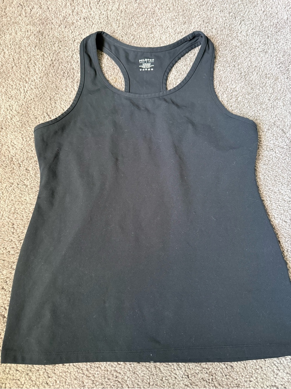 Black peloton Tank Top - Active Comfort - Picture 3 of 7